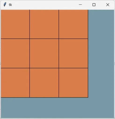 Create Tables in Python Tkinter canvas Create Tables in Python Tkinter canvas