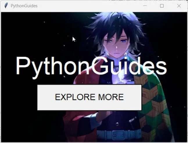 Display Images in Python Tkinter backgrounds Display Images in Python Tkinter backgrounds