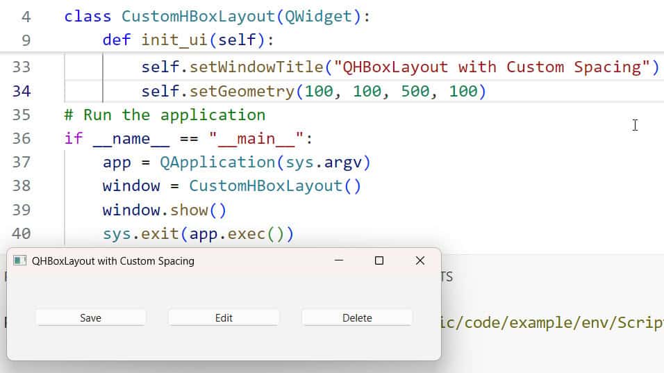 Use QHBoxLayout in PyQt6 for Horizontal Layouts Use QHBoxLayout in PyQt6 for Horizontal Layouts
