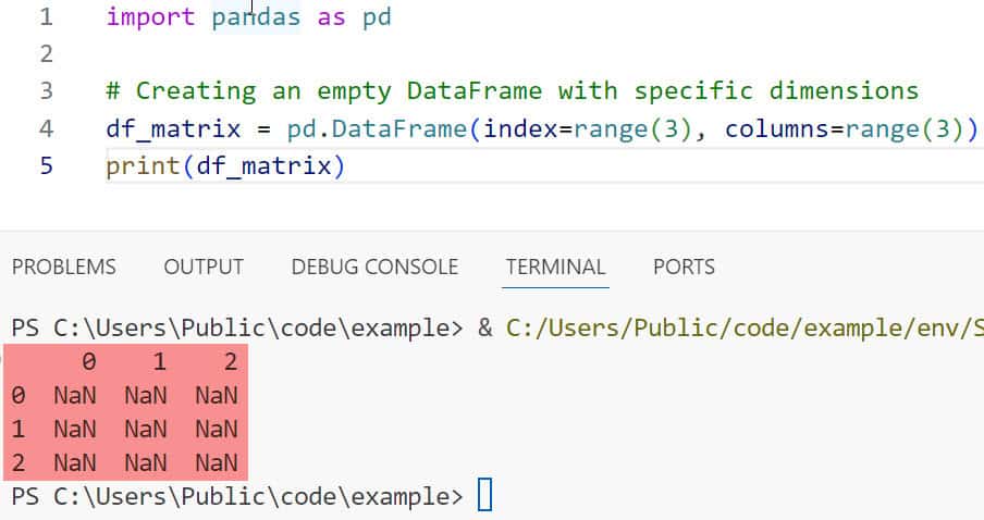 How To Create Empty Matrices In Python (5 Easy Methods)
