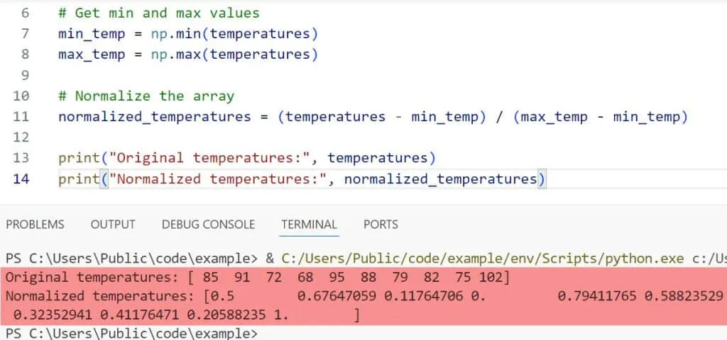numpy normalize numpy normalize