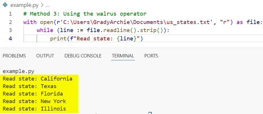 python assignment in while condition python assignment in while condition