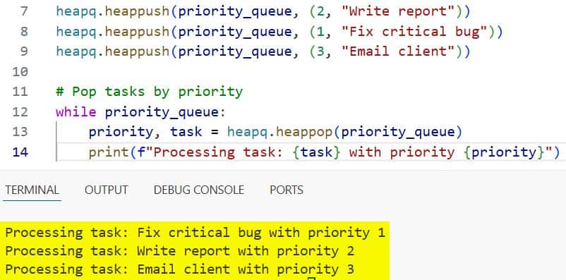 Priority Queue Python Priority Queue Python