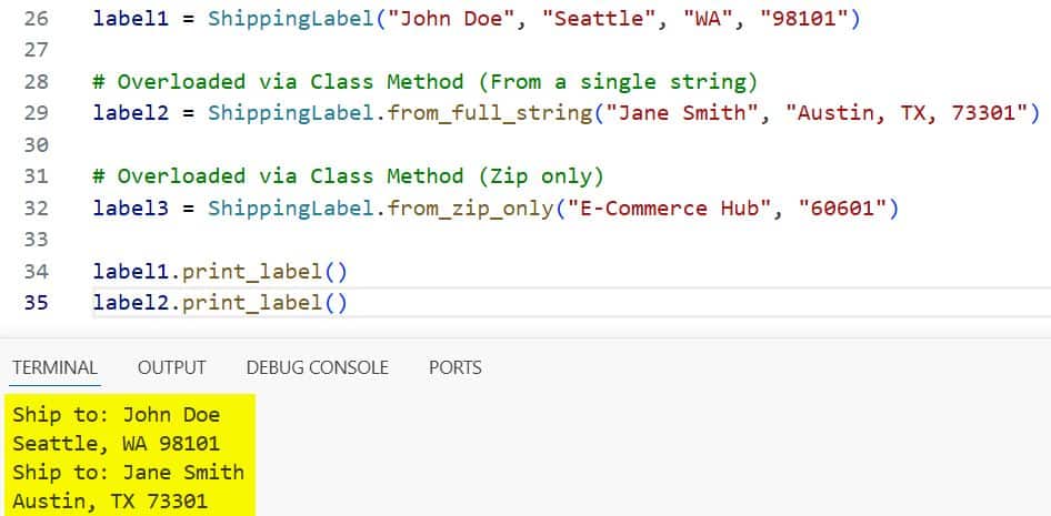 python constructor overloading python constructor overloading