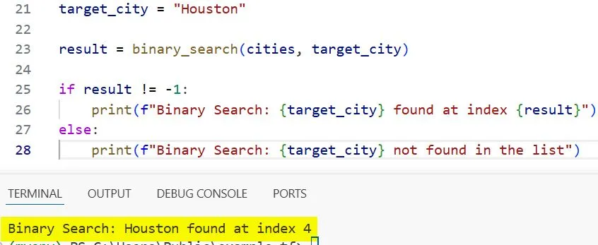 Linear Search and Binary Search in Python Linear Search and Binary Search in Python