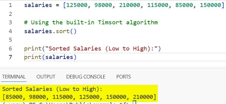 python sort algorithm python sort algorithm