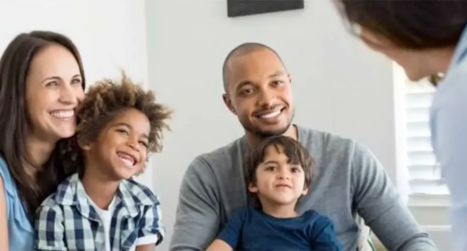 A family having a group therapy at Renaissance Behavioral Health in Cleveland, Ohio