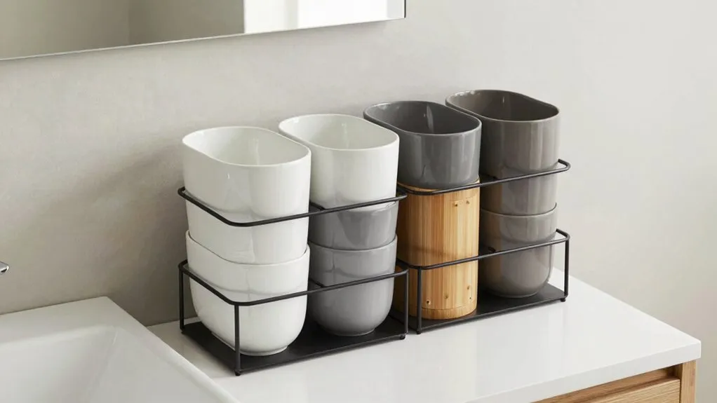5 Best Stackable Bathroom Counter Caddies, Space-Saving Staples for Every Sink