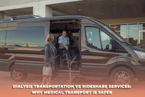 dialysis transportation vs rideshare service