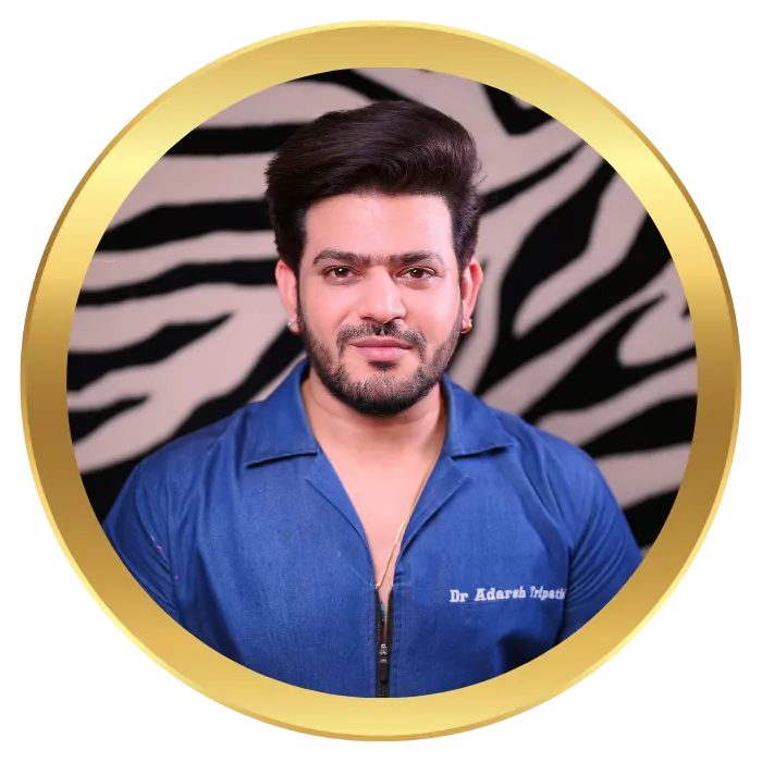 Dr. Adarsh Tripathi, founder of Sarayu Clinics in Delhi, a leading aesthetic and wellness expert dedicated to delivering natural-looking results with advanced medical care.
