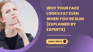 Face slimming treatment procedure showing jawline contouring and fat reduction results