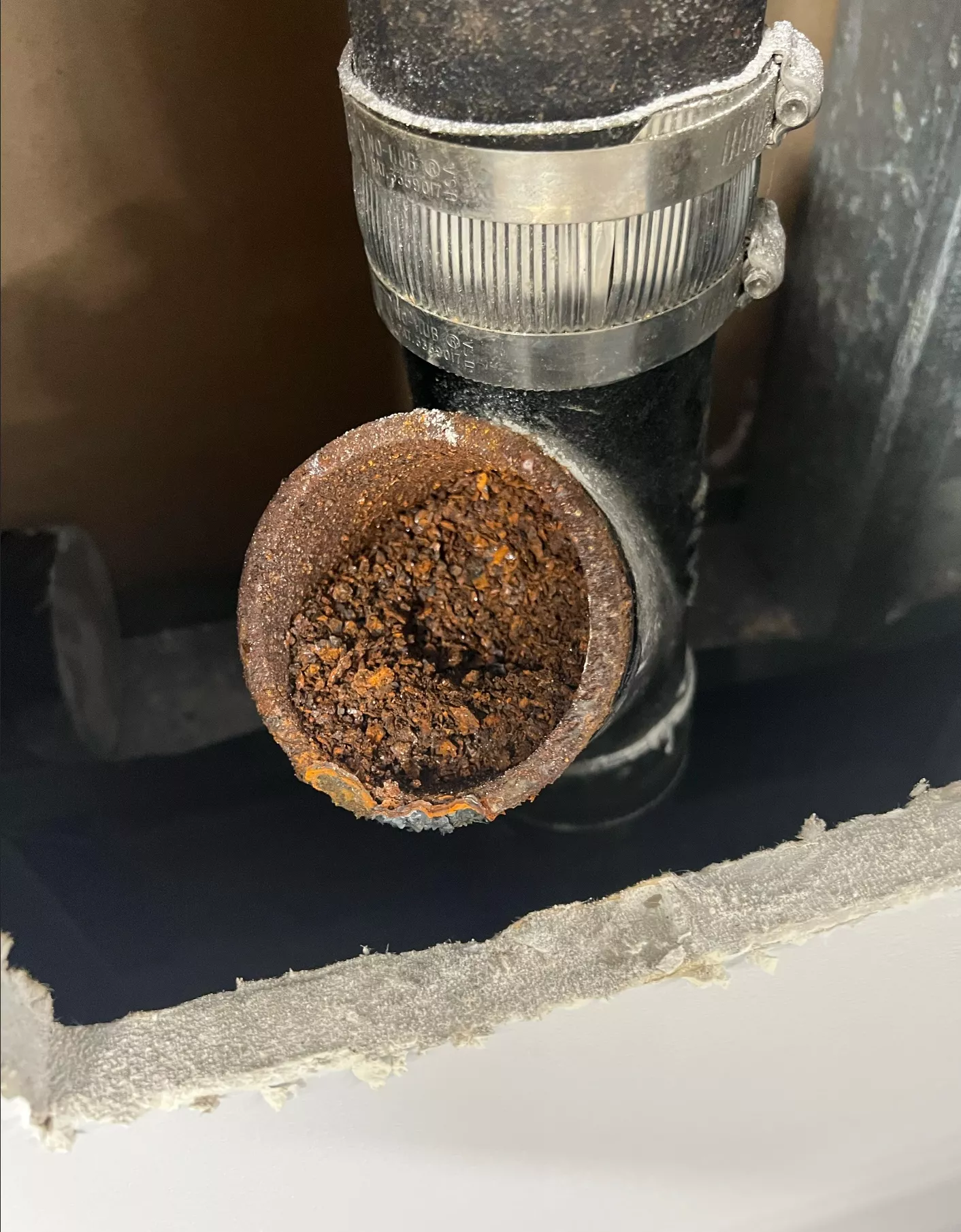 clogged drain