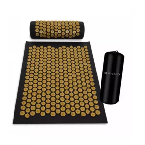 tapis-acupression-premium-noir-or-set-2
