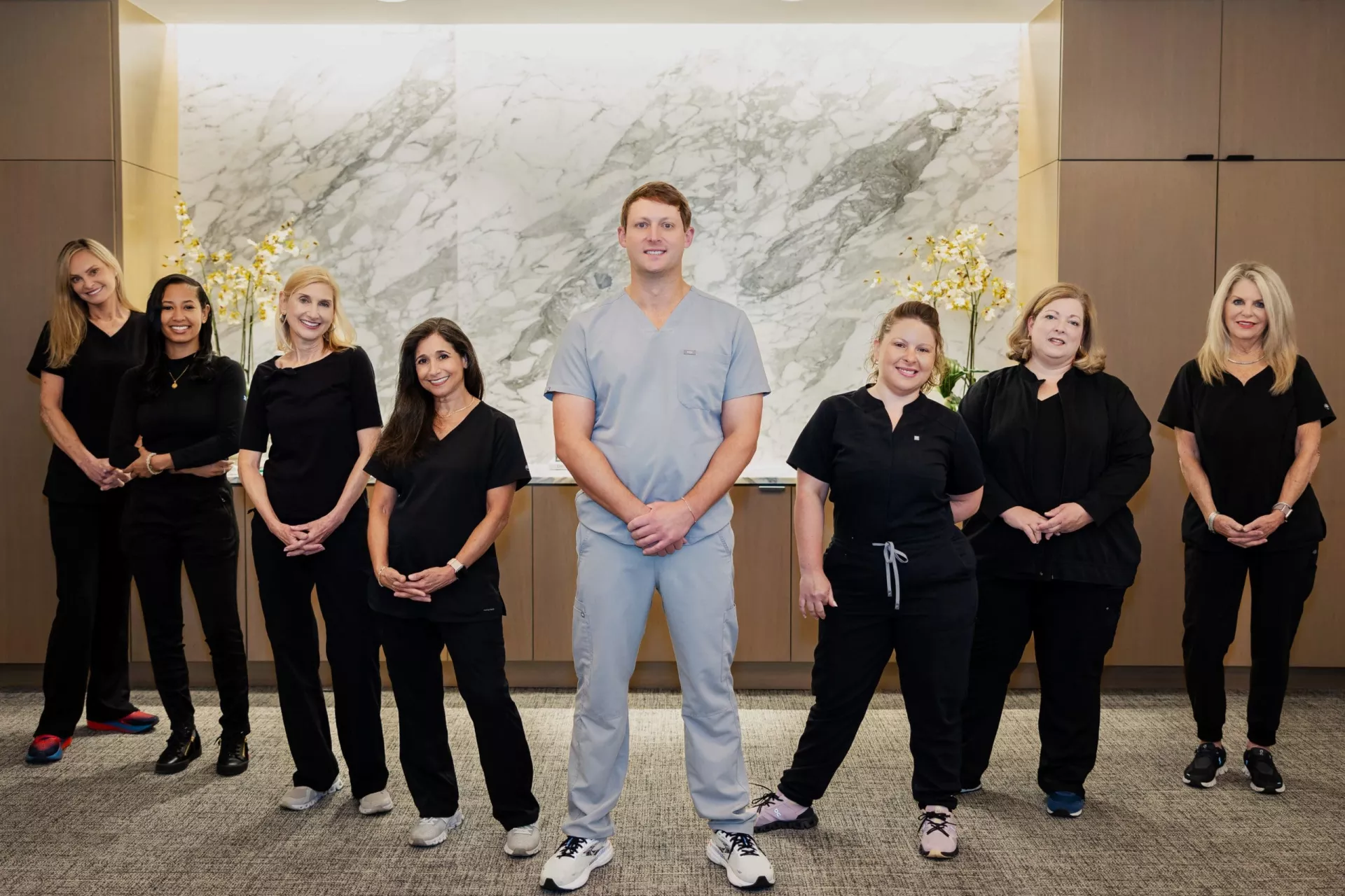 Meet Our Team 1 Dr. Shuster's Dental Office Team Portraits Session