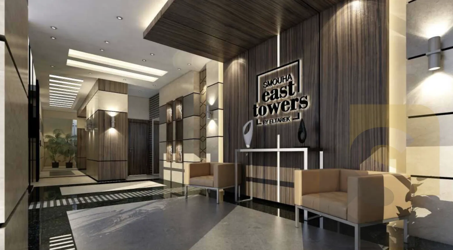 إطلالة ليلية للمشروع