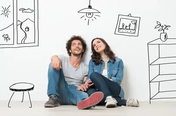 couple dreaming of new home