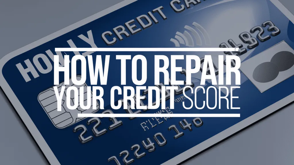 How to fix your credit score