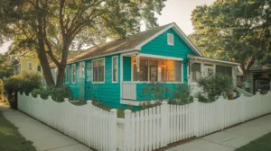 Renovated house with fresh exterior