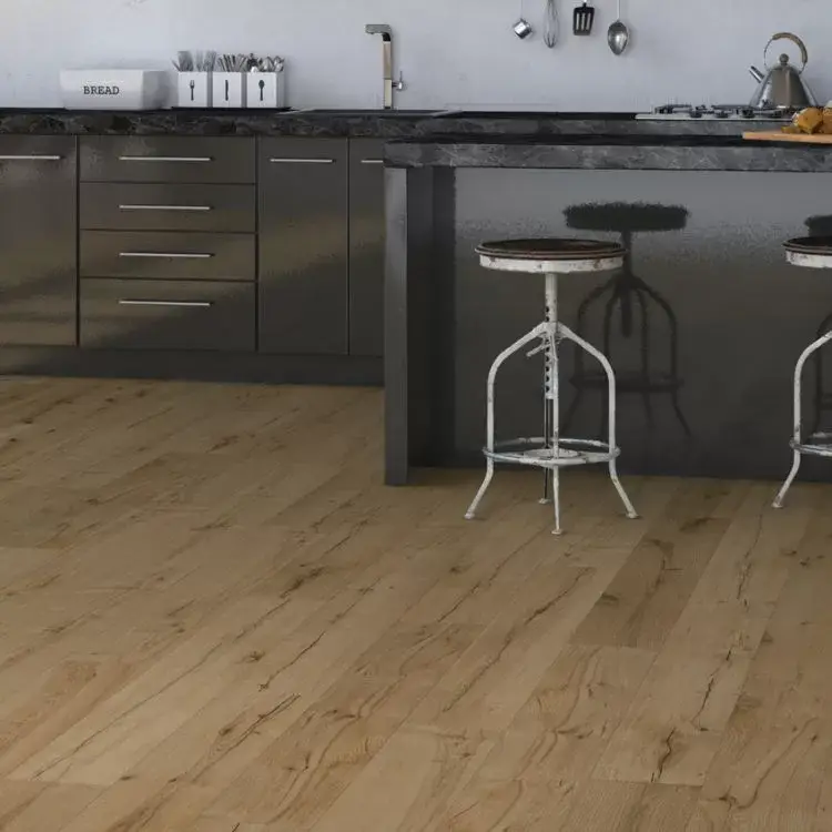 elandura Collection Rigid Core Polypropylene SPC by Inhaus Woodwind collection PVC free resilient flooring from Germany