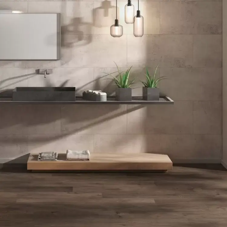 elandura Collection Rigid Core Polypropylene SPC by Inhaus Tuscan collection polypropylene resilient SPC flooring made in German