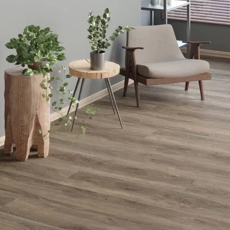 elandura Collection Rigid Core Polypropylene SPC by Inhaus Caraway collection non-vinyl rigid core SPC flooring from German
