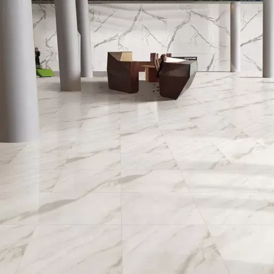 Vinyl Plank Flooring Buying Guide for Consumers Marble style flooring by Forbo
