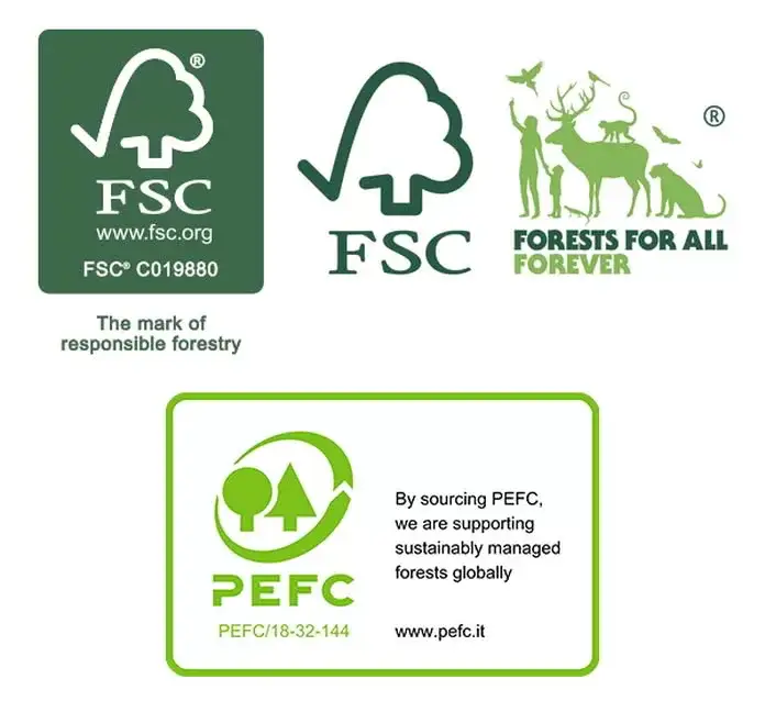 Florian Domotex Display How to Select Hardwood Flooring FSC and PEFC certifications are used to identify all those products that contain wood coming from forests that are managed in a controlled and responsible way, according to strict environmental, social and economic standards.