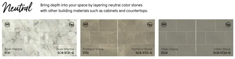Introduce 2026 Karndean DesignFlooring Neutral stone color selections for Karndean vinyl flooring