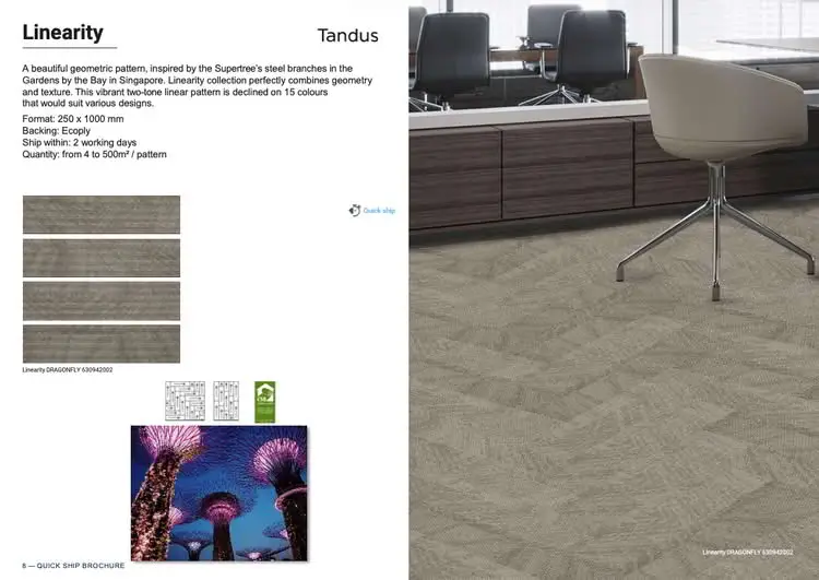 Tarkett Tandus Carpet Tiles QuickShip Tarkett Tandus carpet tiles in office