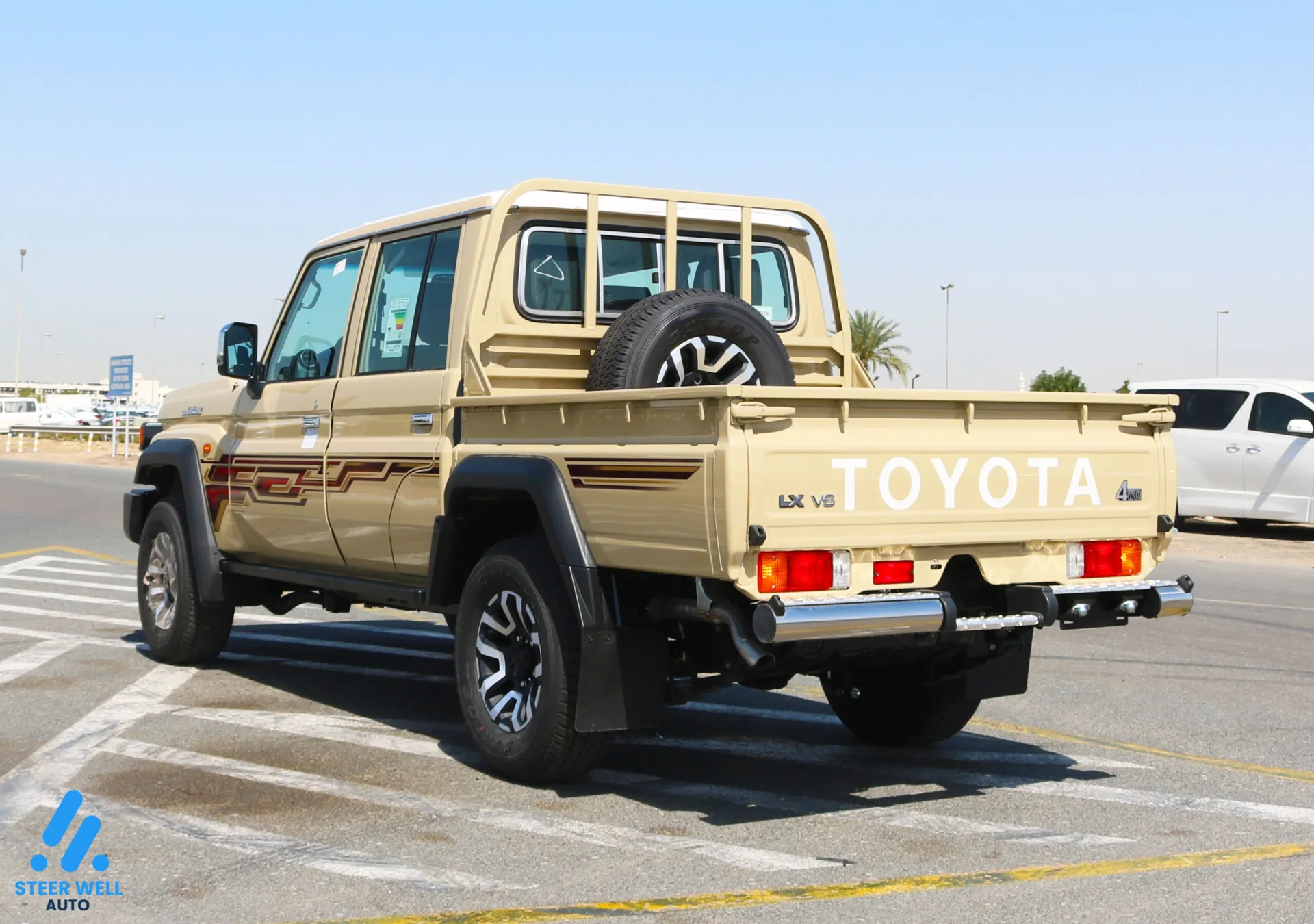 2024年式トヨタ ランドクルーザー 79 LX – ベージュ ドバイ（UAE）にて