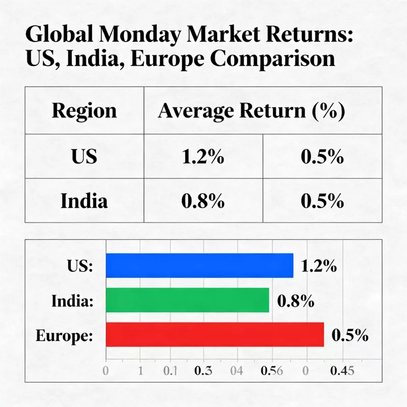 Monday performance in stock market