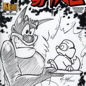 The Nightspike #1 Sketch Cover + Sketch Card Original sketch