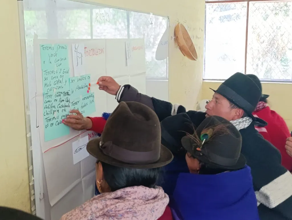 Construcción participativa del modelo de ecoturismo comunitario