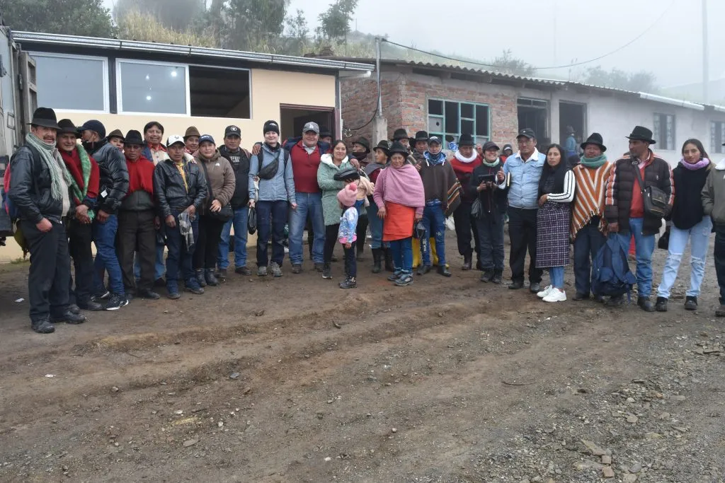 Gira de intercambio a comunas de Chimborazo