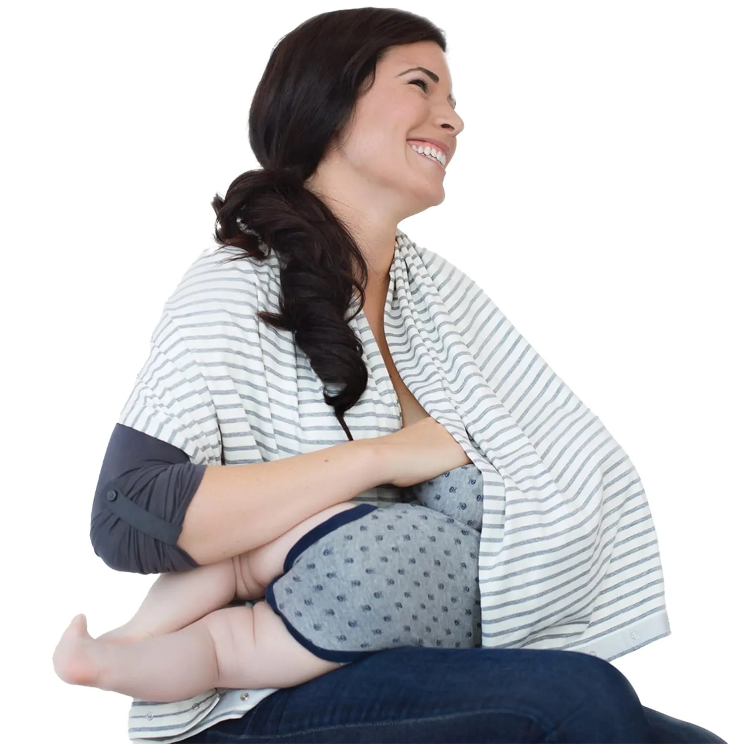 Brownmed - NuRoo Nursing Scarf - Nursing Cover for Breastfeeding Moms - Breastfeeding Supplies for Nursing & Baby Essentials - Baby Stuff