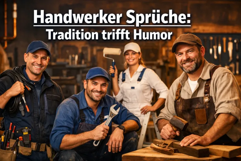 handwerker sprรผche