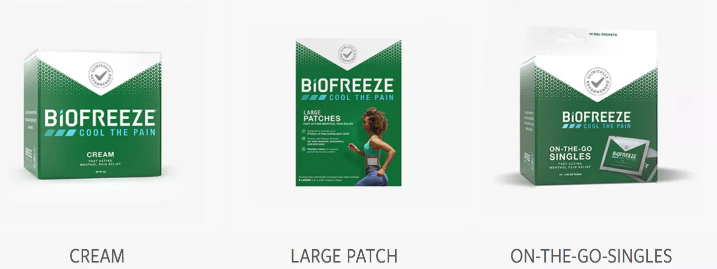 Biofreeze patches