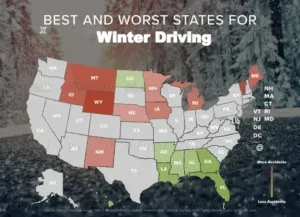 Best & Worst States for Winter Trucking