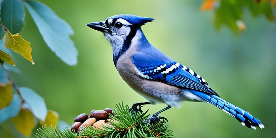 régime alimentaire du geai bleu