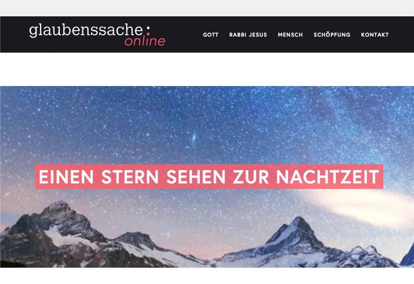 glaubenssache