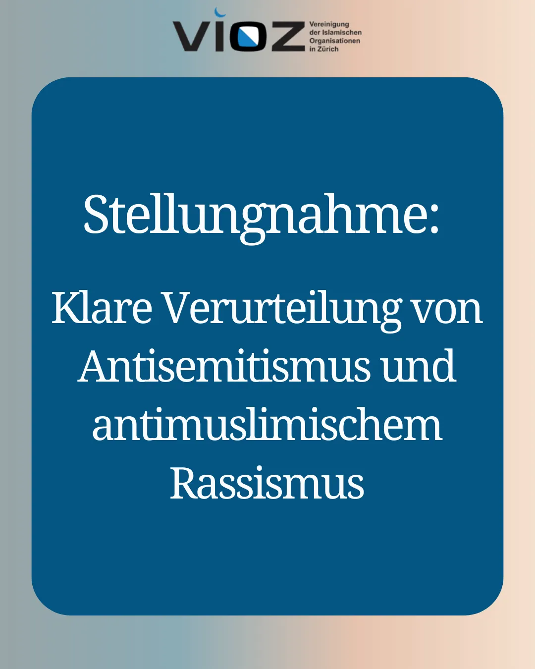 Stellungnahme VOIZ Antisemitismus