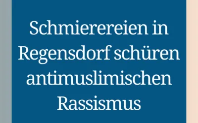Schmierereien in Regensdorf schüren antimuslimischen Rassismus
