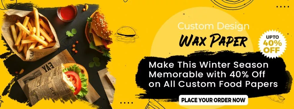 custom printed wax paper winter sale
