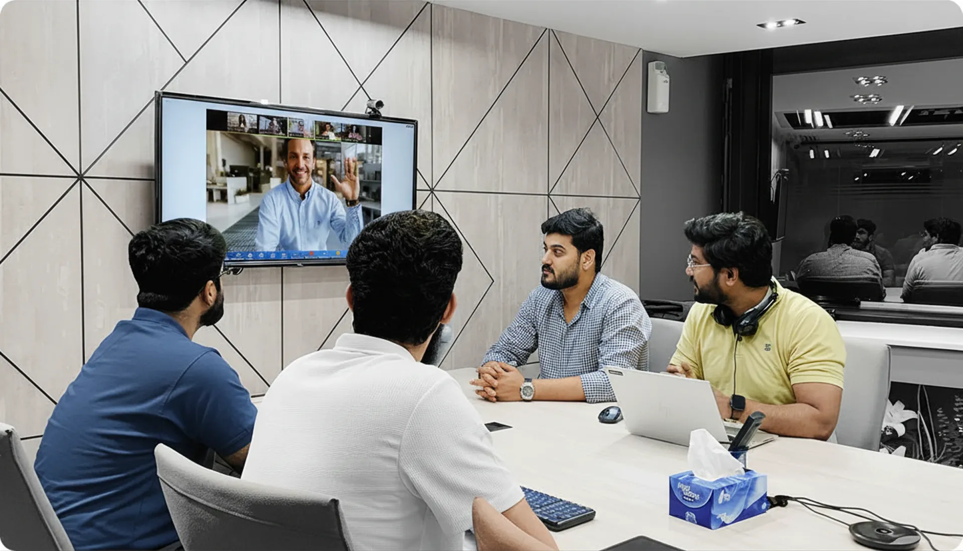 white label meeting with client