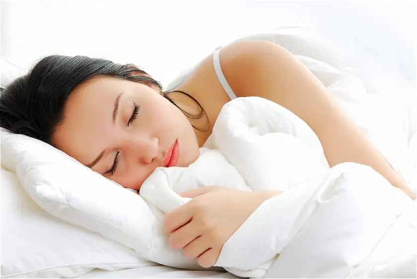 Get Sleep_Sleeping-Woman Female Hormones and Weight Loss for Women