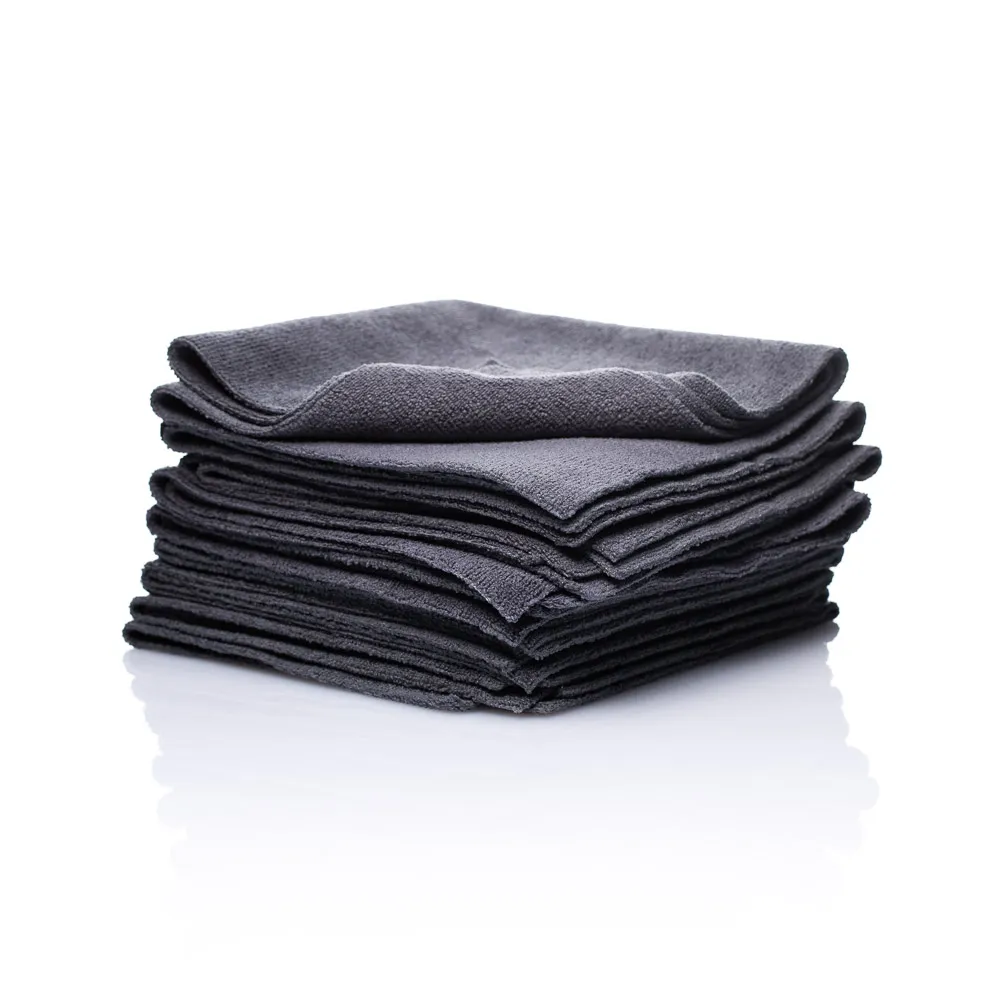 Work Stuff WORKER 320 GSM edgeless microfiber towel grey — all-purpose car detailing cloth