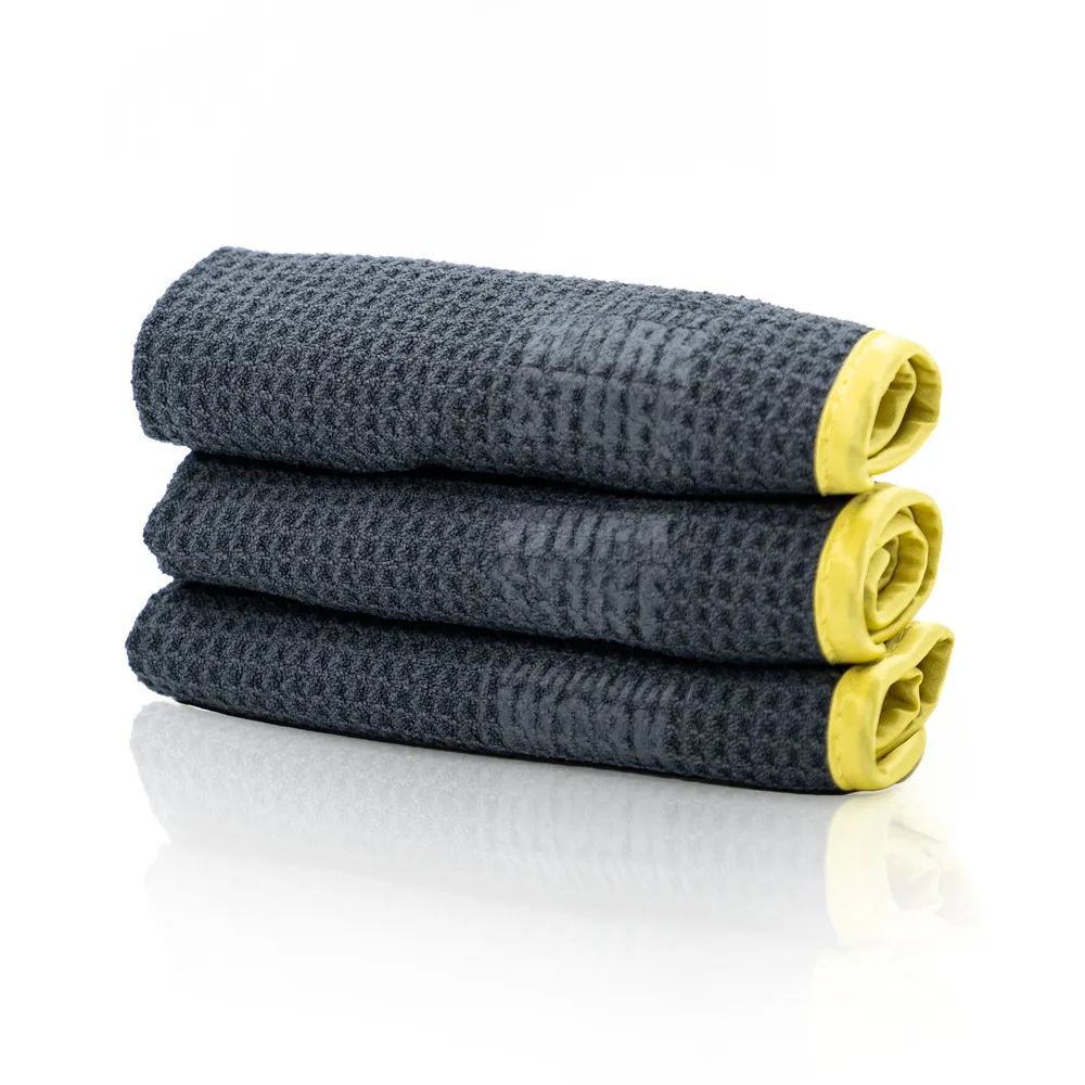 ZEPHYR Waffle Towel 3-Pack - Window and Glass Cleaning Microfiber Towels