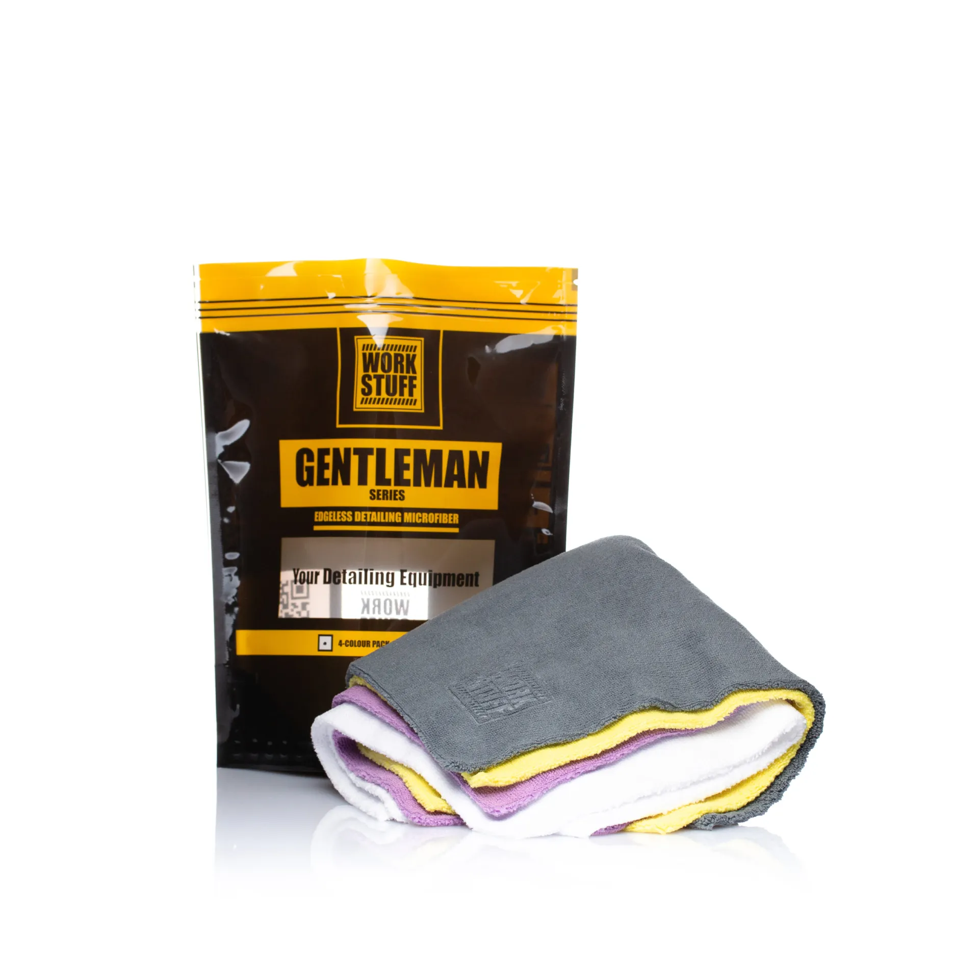 Gentleman Basic 4 colour microfiber pack for car detailing