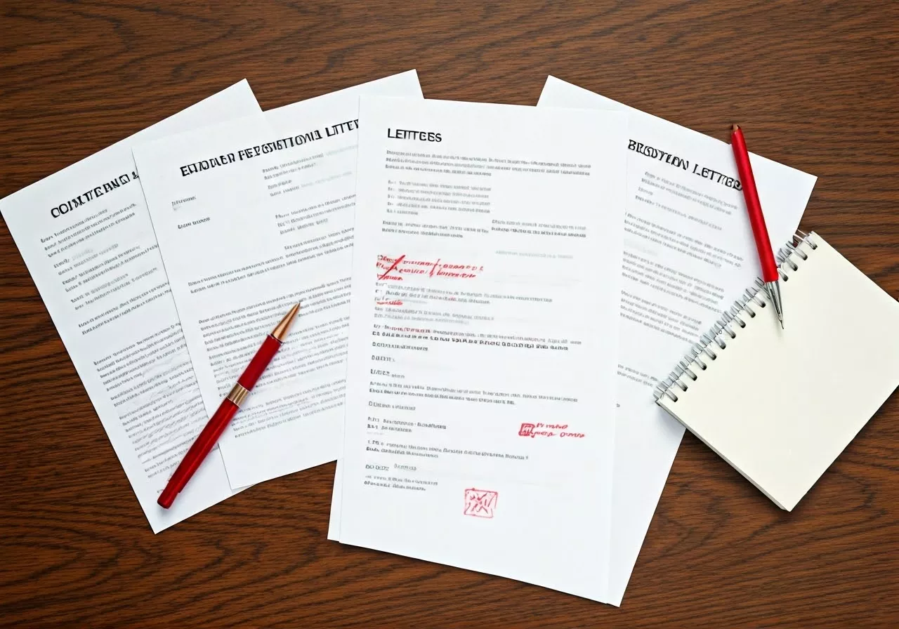 Mistakes in resignation letters