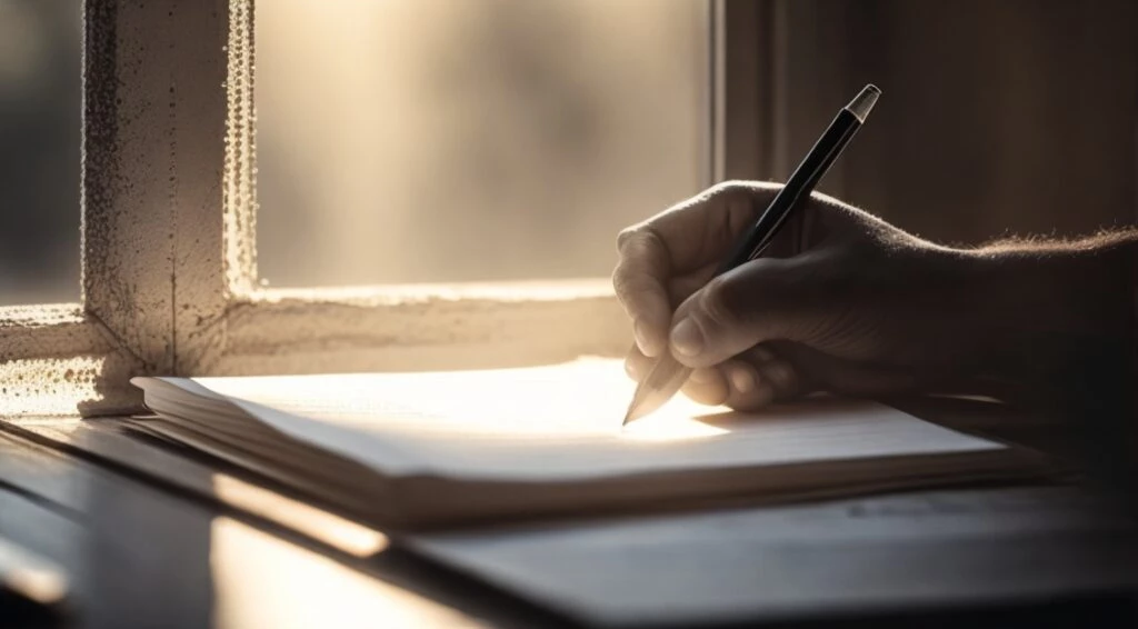 How to write a poem: A step-by-step guide to becoming a poet while writing in front of a window.